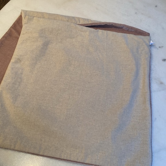 FINAL SALE Two Velvet Blush Pink Throw Pillow (pillowcases only) - Picture 5 of 7